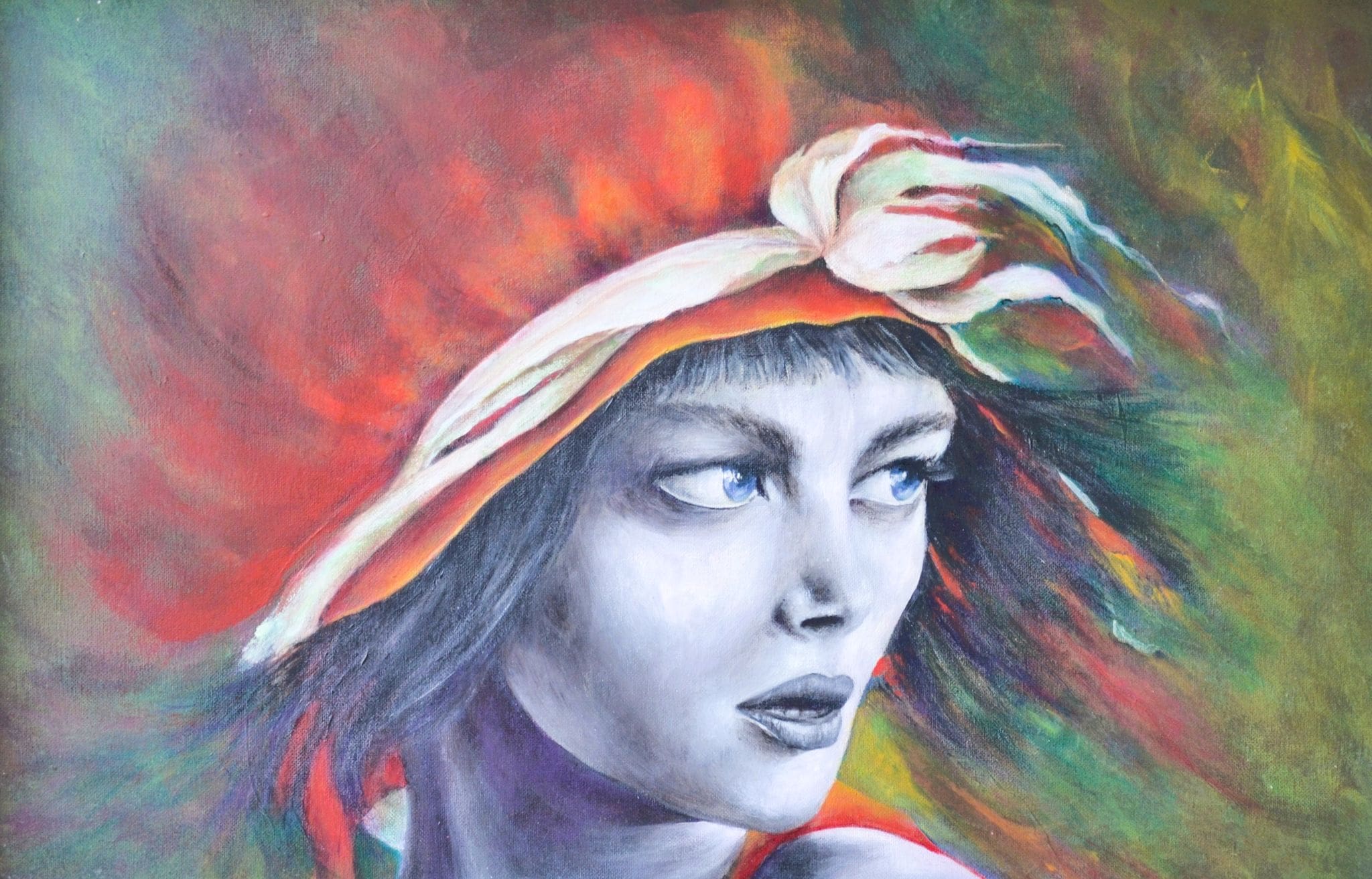Emancipazione — Aurora Mazzoldi, acrilico su pannello telato — 60x40 cm